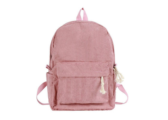 quality Un sac à dos en coton 100% rose beige factory